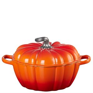 Le Creuset Signature Volcanic Cast Iron Pumpkin Casserole 24cm